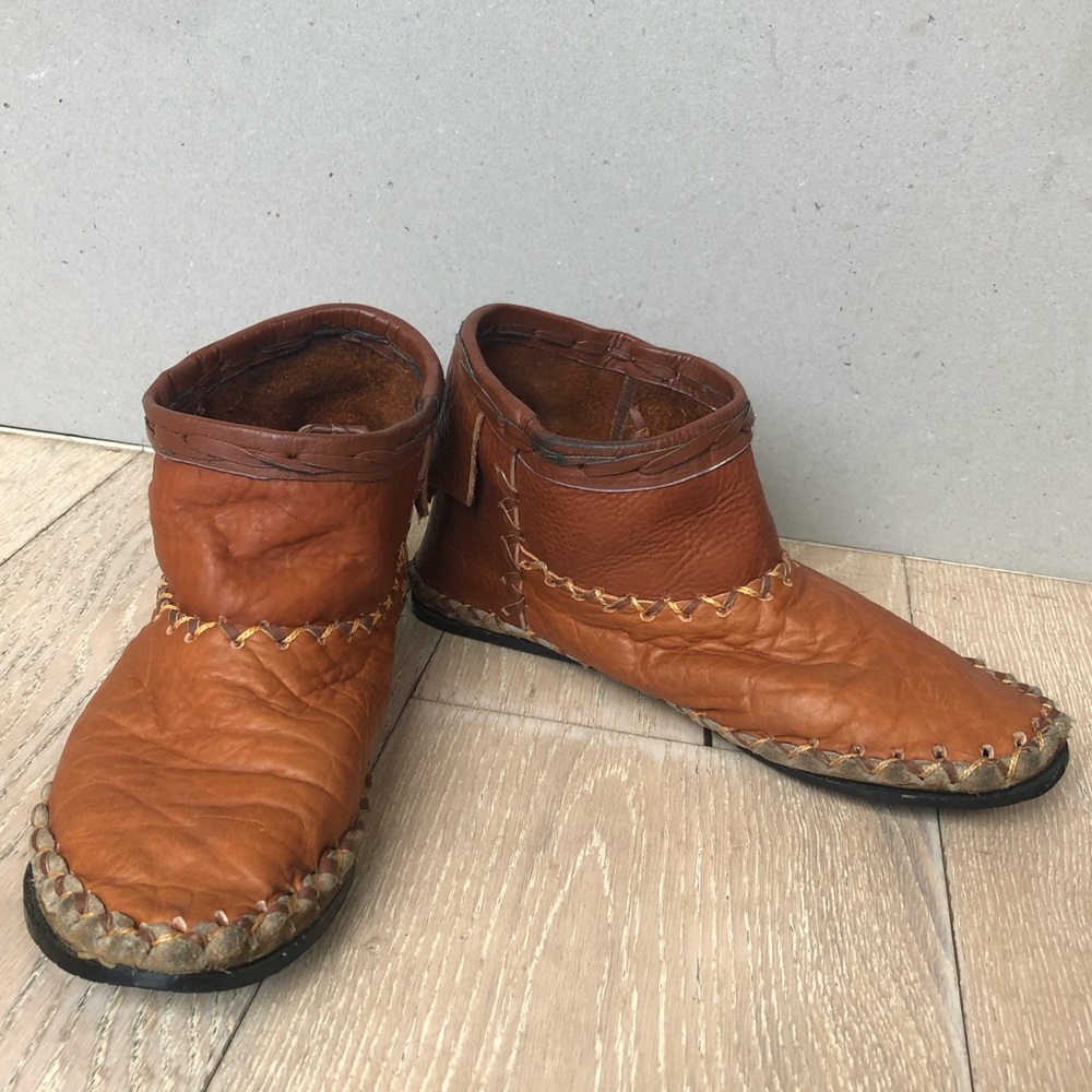 Beatrice Valenzuela Botín Moccasin Booties Leather